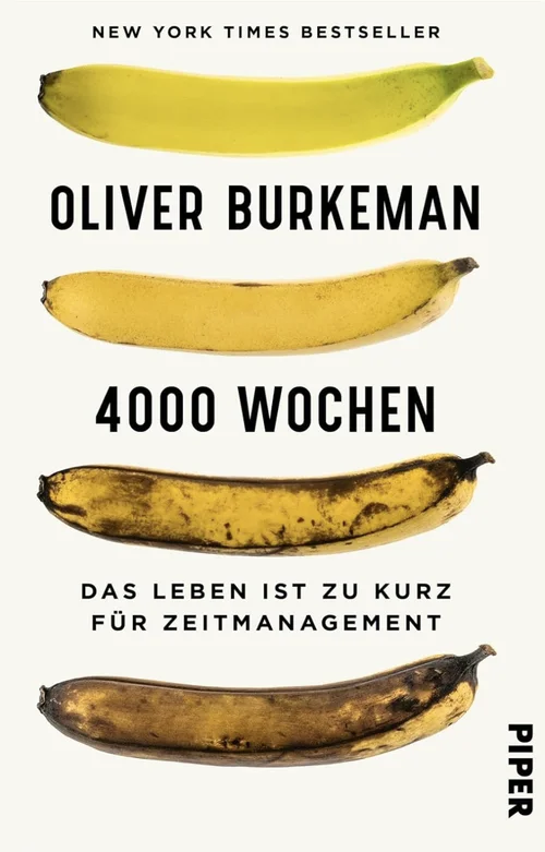 Buchcover „4000 Wochen“ von Oliver Burkeman