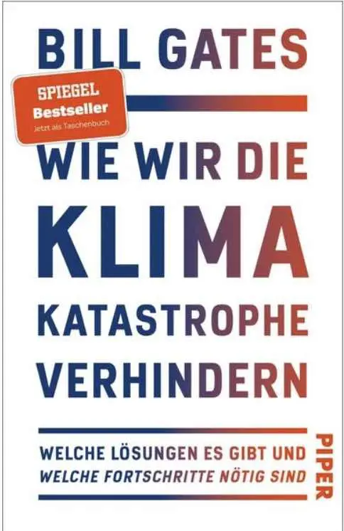 Buchcover „Wie wir die Klimakatastrophe verhindern“ von Bill Gates