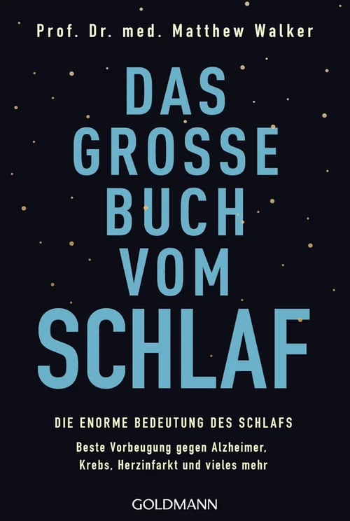 Buchcover „Das große Buch vom Schlaf“ von Matthew Walker