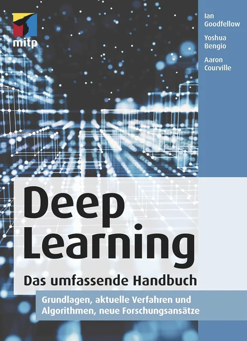 Buchcover „Deep Learning“ von Ian Goodfellow, Yoshua Bengio, Aaron Courville