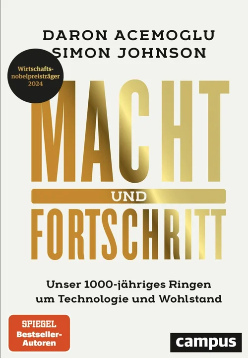 Buchcover „Macht und Fortschritt“ von Daron Acemoglu, Simon Johnson