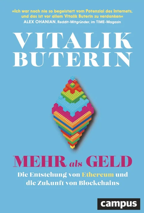 Buchcover „Mehr als Geld“ von Vitalik Buterin