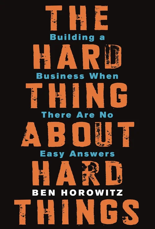 Buchcover „The Hard Thing About Hard Things“ von Ben Horowitz