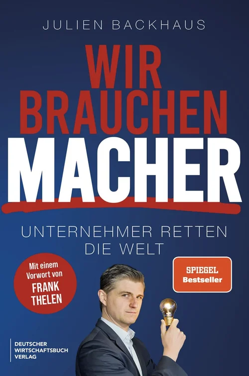 Buchcover „Wir brauchen Macher“ von Julien Backhaus